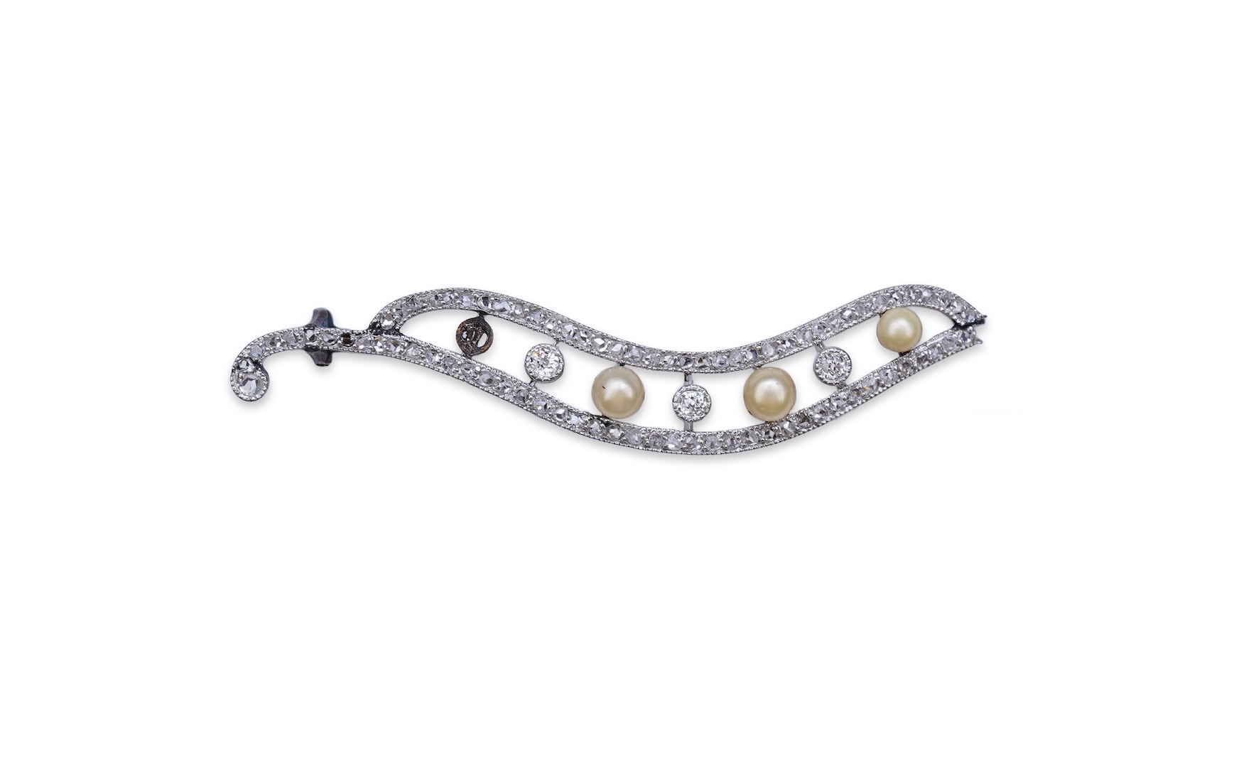 A diamond brooch, circa 1920
